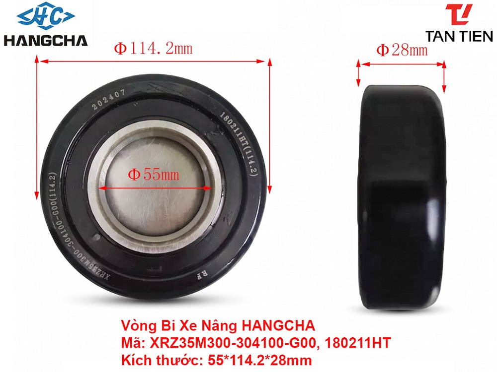 Vòng Bi Xe Nâng Hangcha XRZ35M300-304100-G00 (180211HT)